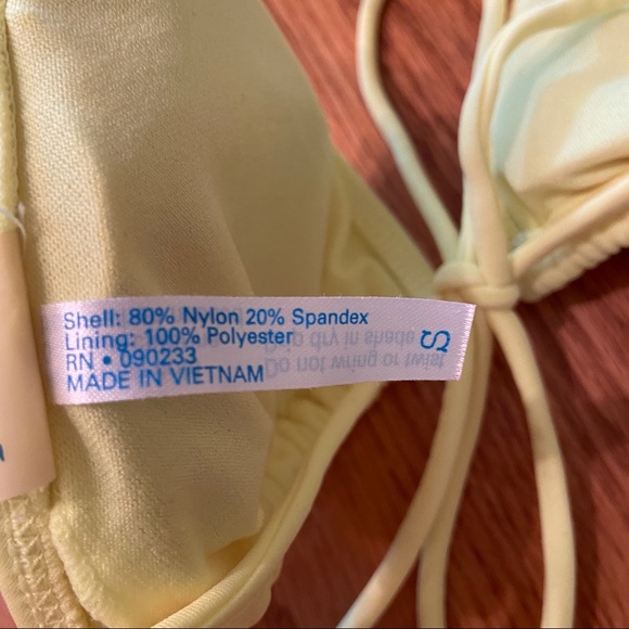 Lilu Bikini Top, Neon, size XS - Picture 5 of 6